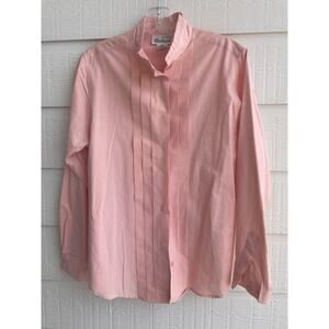 Partners pale pink Tuxedo front long sleeve ladies 14